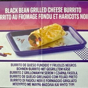 Black Bean Grilled Cheese Burrito Taco Bell Make it Mini fast food set Miniverse